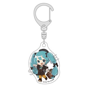 Key Ring Mini Hatsune Miku Acrylic Key Chain NEW