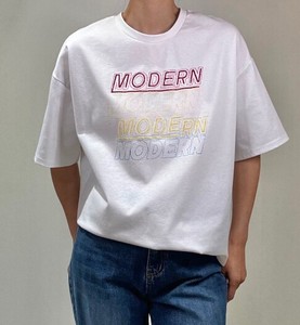 【2024春夏新作】MODERNカラフルプリントTシャツ