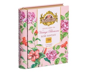 【紅茶ギフト】［Vintage Blossoms］ミニローズファンタジー（テトラバッグ5袋入り）