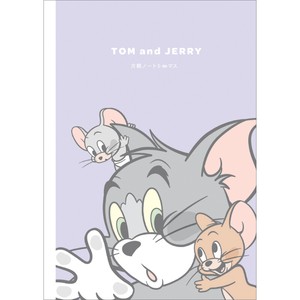 ■2024SS　新作■　トムとジェリー　方眼ノート　むぎゅっと