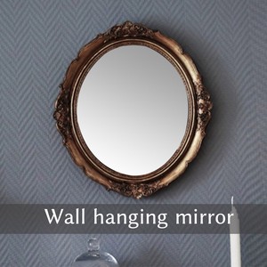 壁掛けミラー 鏡 アンティーク 壁掛け ウォールミラー インテリア ヨーロピアン レトロ 洋風