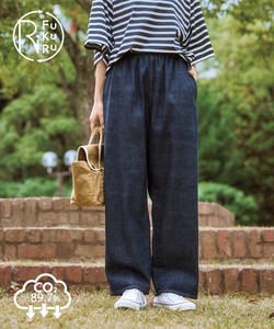 Denim Full-Length Pant Wide Pants Made in Japan