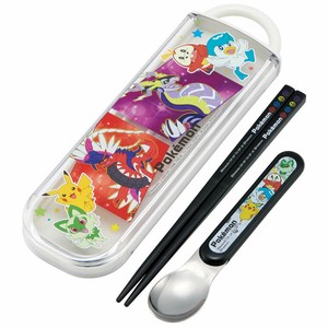 抗菌 食洗機対応スライド式 箸・スプーンコンビセット ポケットモンスター 23N スケーター CCA1AG