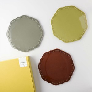 Mino ware Main Plate Gift 3-color sets Made in Japan