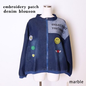 Blouson Jacket Embroidered Patch 2024 New