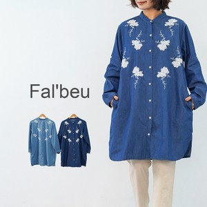 Button Shirt/Blouse Cotton Embroidered 2-colors 【2024NEW】