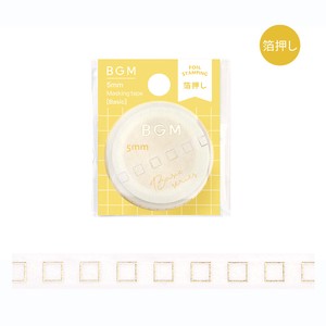 BGM Washi Tape Washi Tape Foil Stamping Check