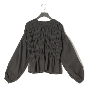 Button Shirt/Blouse Shirring Washer Sheer 2024 NEW