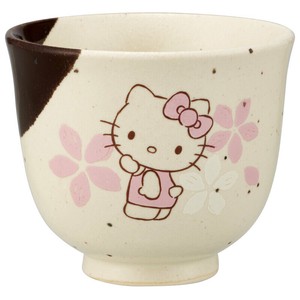Mino ware Japanese Teacup Cherry Blossom Hello Kitty Skater Made in Japan