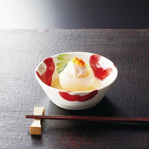 Side Dish Bowl Camellia Small L size Hand-Painted