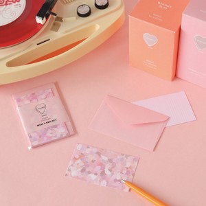 Greeting Card Pink Made in Japan