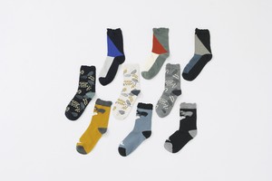 Crew Socks Pattern Assorted Socks