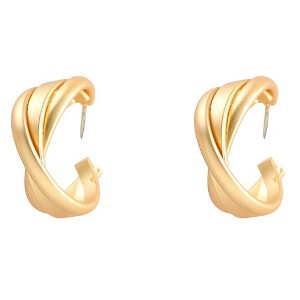 Pierced Earrings Resin Post Design Earrings