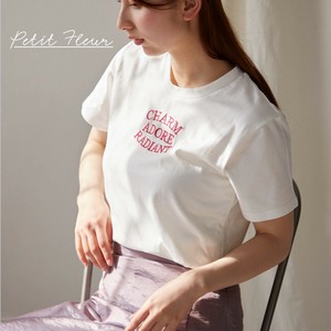 T-shirt Embroidered Logo Short-Sleeved T-Shirt