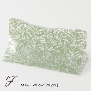 Jubilee クリアティッシュケース ビニール製 ボタニカル 植物 F.  Willow Bough