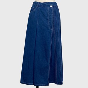 2024新作 [PNT]スカート ソフトデニムデザインスカート