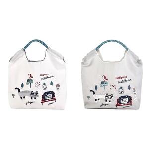 Tote Bag Water-Repellent Embroidered M Washer