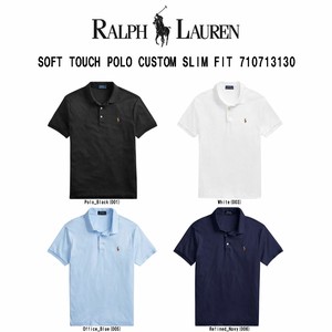 POLO RALPH LAUREN(ポロ ラルフローレン)ポロシャツ 無地 半袖 コットン ロゴ ワンポイント 710713130