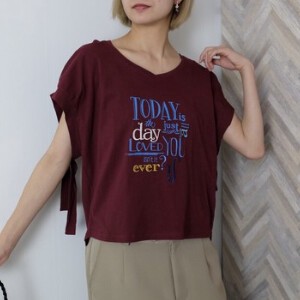 T-shirt Printed Embroidered