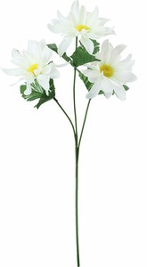 【造花】ダリア×3　ホワイト　FF-3087W