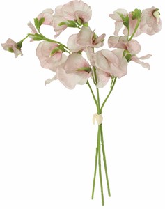 【造花】エレナスイートピーバンチ　グレー　FS-7956GRY