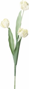 【造花】エレナチューリップ　ホワイト　FS-7958W