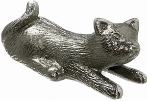 Object/Ornament Stand sliver Cat