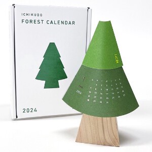 FOREST CALENDAR 2025　（日本製）木の成長を感じる【2025年カレンダー】