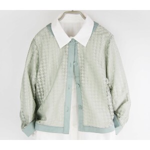 T-shirt Tulle Cardigan Sweater Cotton 2024 Spring/Summer