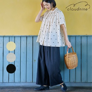 Full-Length Pant Polyester Wide Pants 9/10 length