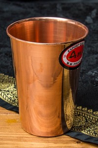 【祭壇用】銅製ラッシーグラス　【高さ：約11cm】
