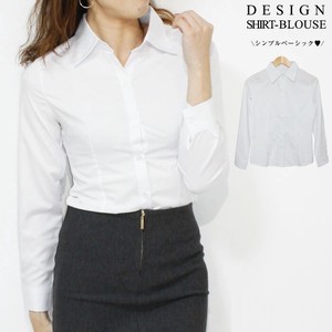 Button Shirt/Blouse Shirtwaist Spring Simple