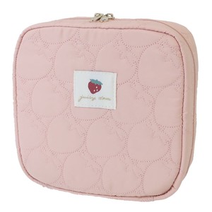 Pouch Quilted Strawberry