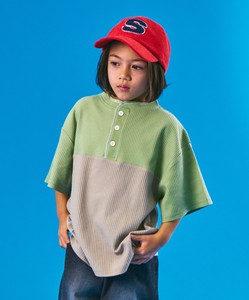 Kids' Short Sleeve T-shirt Color Palette T-Shirt STREET Switching Short-Sleeve