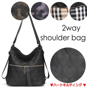 Shoulder Bag Nylon Quilted Shoulder 2-way