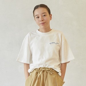 Kids' Short Sleeve T-shirt Plainstitch Slit Pudding T-Shirt Embroidered
