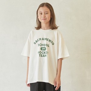 Kids' Short Sleeve T-shirt Plainstitch Slit Pudding T-Shirt