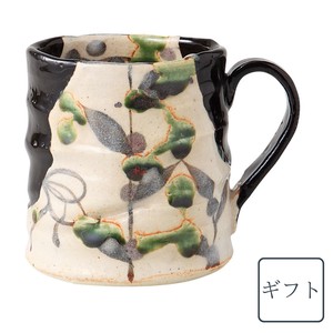 [ギフト] 黒織部マグカップ 美濃焼 日本製 手描き