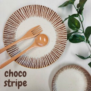 Mino ware Main Plate Stripe Made in Japan