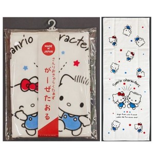 洗脸毛巾 Hello Kitty凯蒂猫 Sanrio三丽鸥 纱布 绒布 日本制造