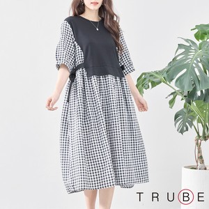 Casual Dress Docking L Side Ribbon 【2024NEW】