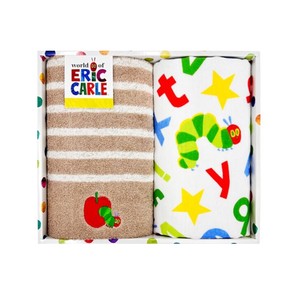 Hand Towel Gift Set The Very Hungry Caterpillar Gauze Towel Face 2-pcs