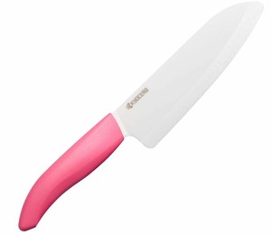 Santoku Knife Pink Ceramic 16cm