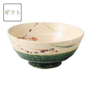 [ギフト] 桂山窯　弥七田織部　茶碗 美濃焼 日本製 手造り