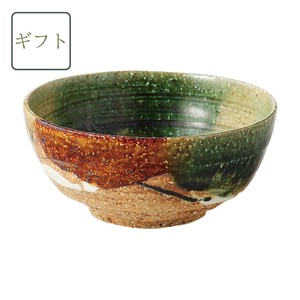 [ギフト] 桂山窯　彩織部　茶碗 美濃焼 日本製 手造り