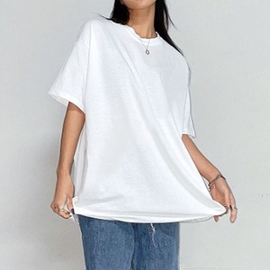 T-shirt Plain Color Long Sleeves T-Shirt Tops