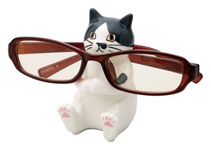 Animal Ornament Glasses Stand Cat Decoration