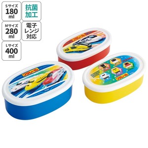 【スケーター】抗菌シール容器3Pセット  【プラレール 24】  日本製