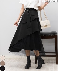 Skirt Asymmetrical Tulle Long Skirt Tiered