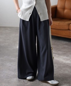 Full-Length Pant High-Waisted Tucked Wide Pants